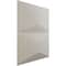 Ekena Millwork 19 5/8in. W x 19 5/8in. H Aberdeen EnduraWall Decorative 3D Wall Panel Covers 2.67 Sq. Ft. WP20X20ABGBW - alternate 2
